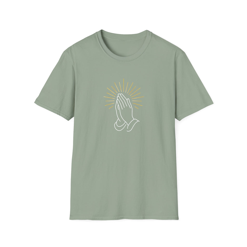 Praying Hands Illustration T-Shirt