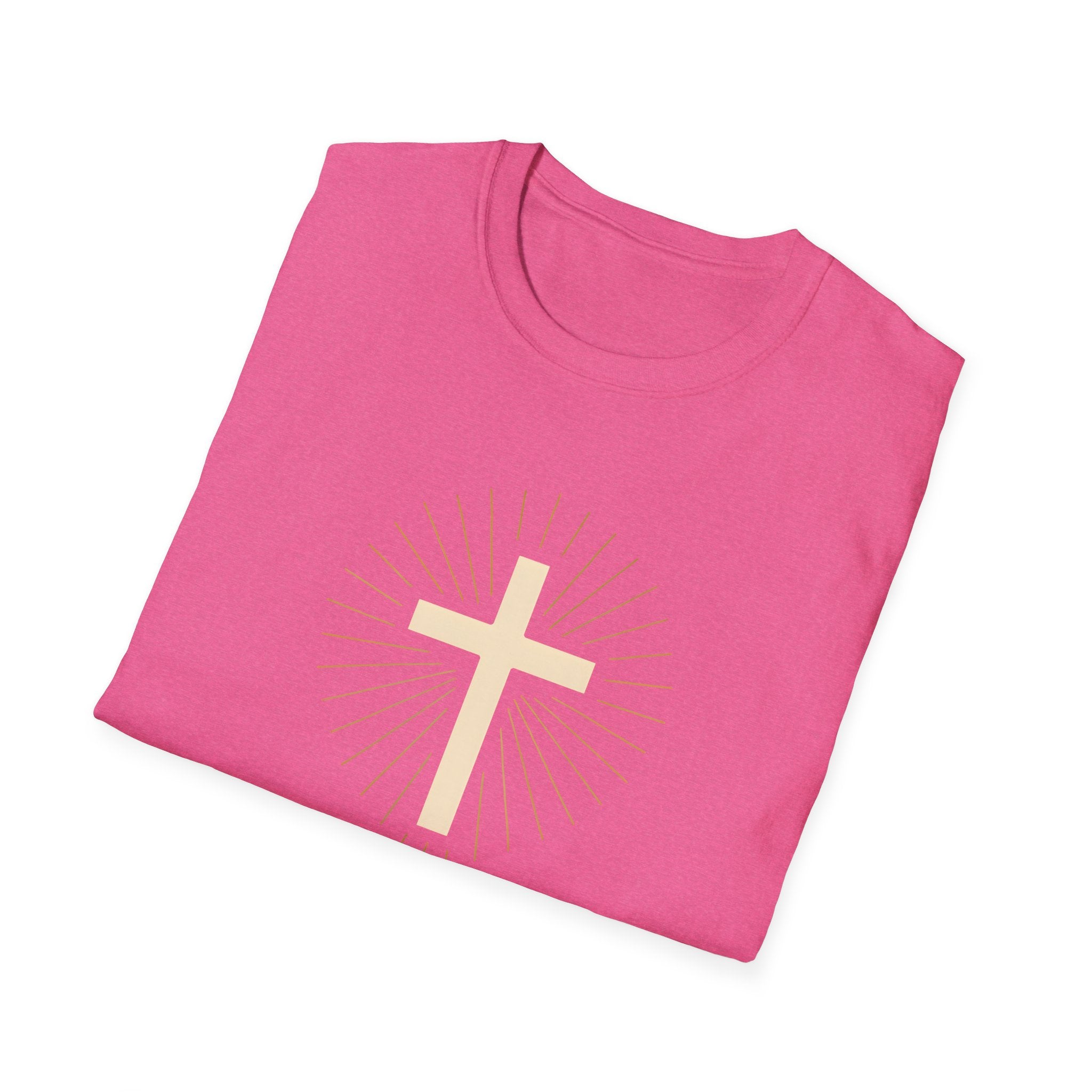 Radiant gold cross T-Shirt