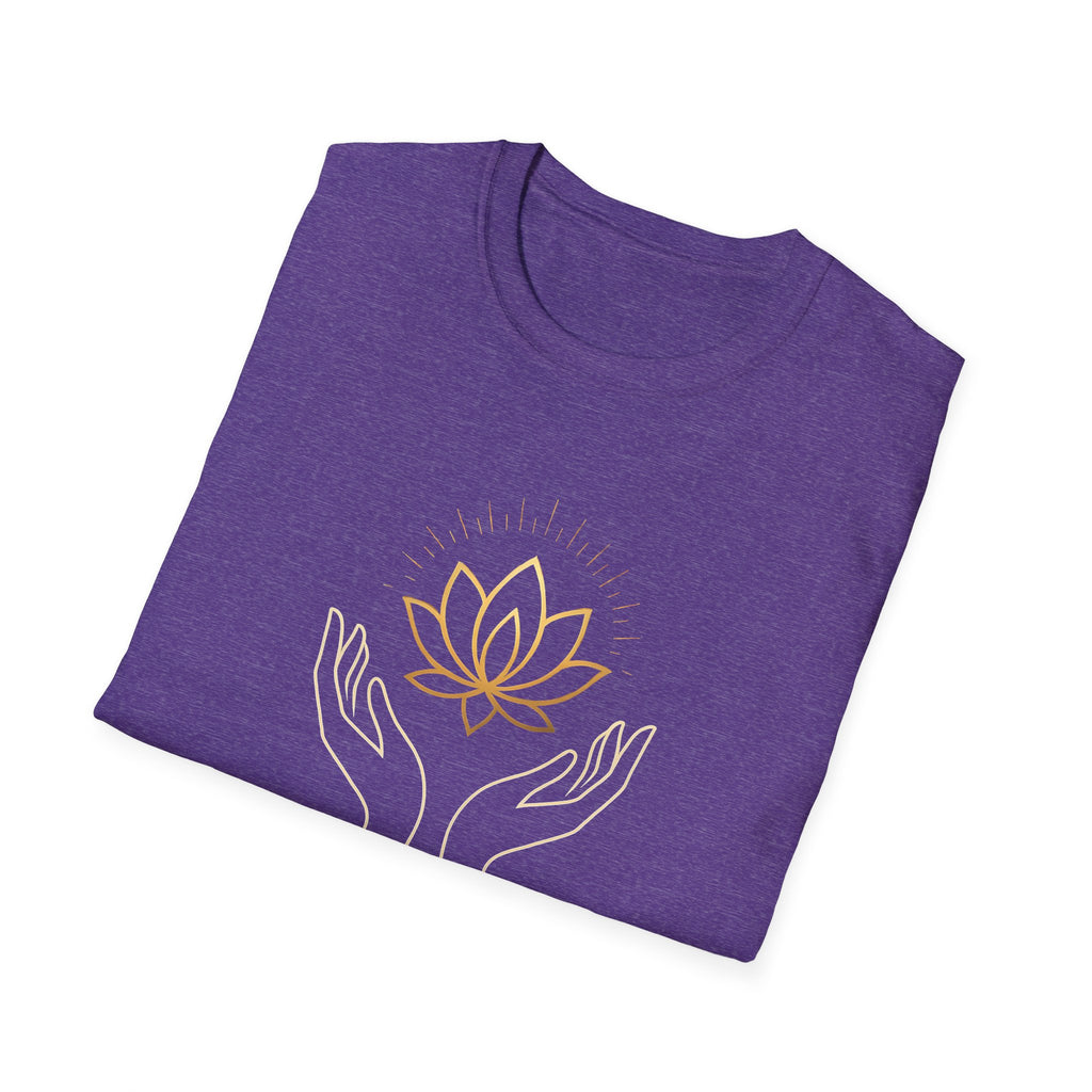 Cradling Golden Lotus T-Shirt