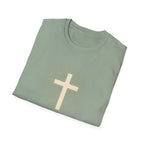 Radiant gold cross T-Shirt