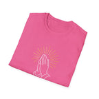 Praying Hands Illustration T-Shirt