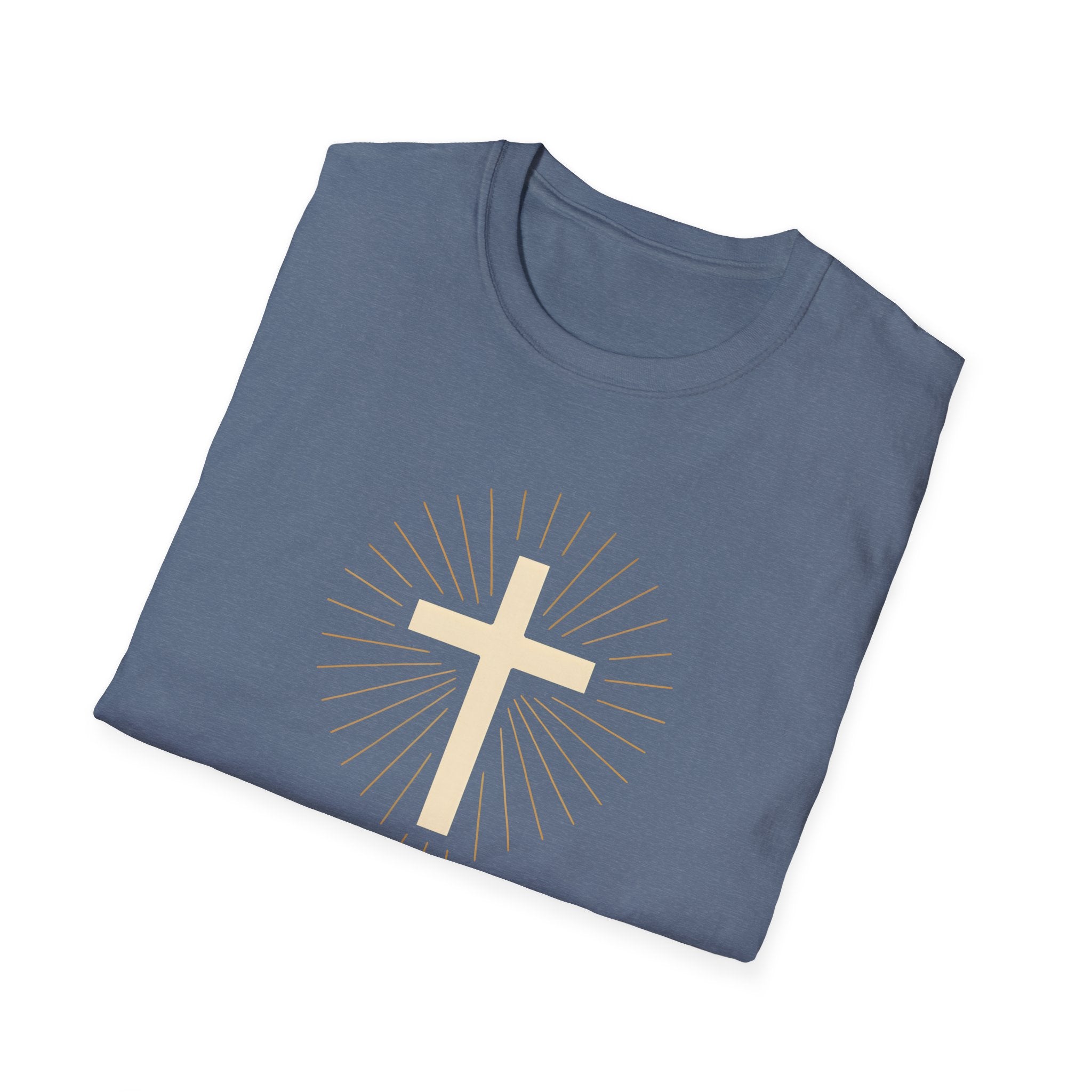 Radiant gold cross T-Shirt