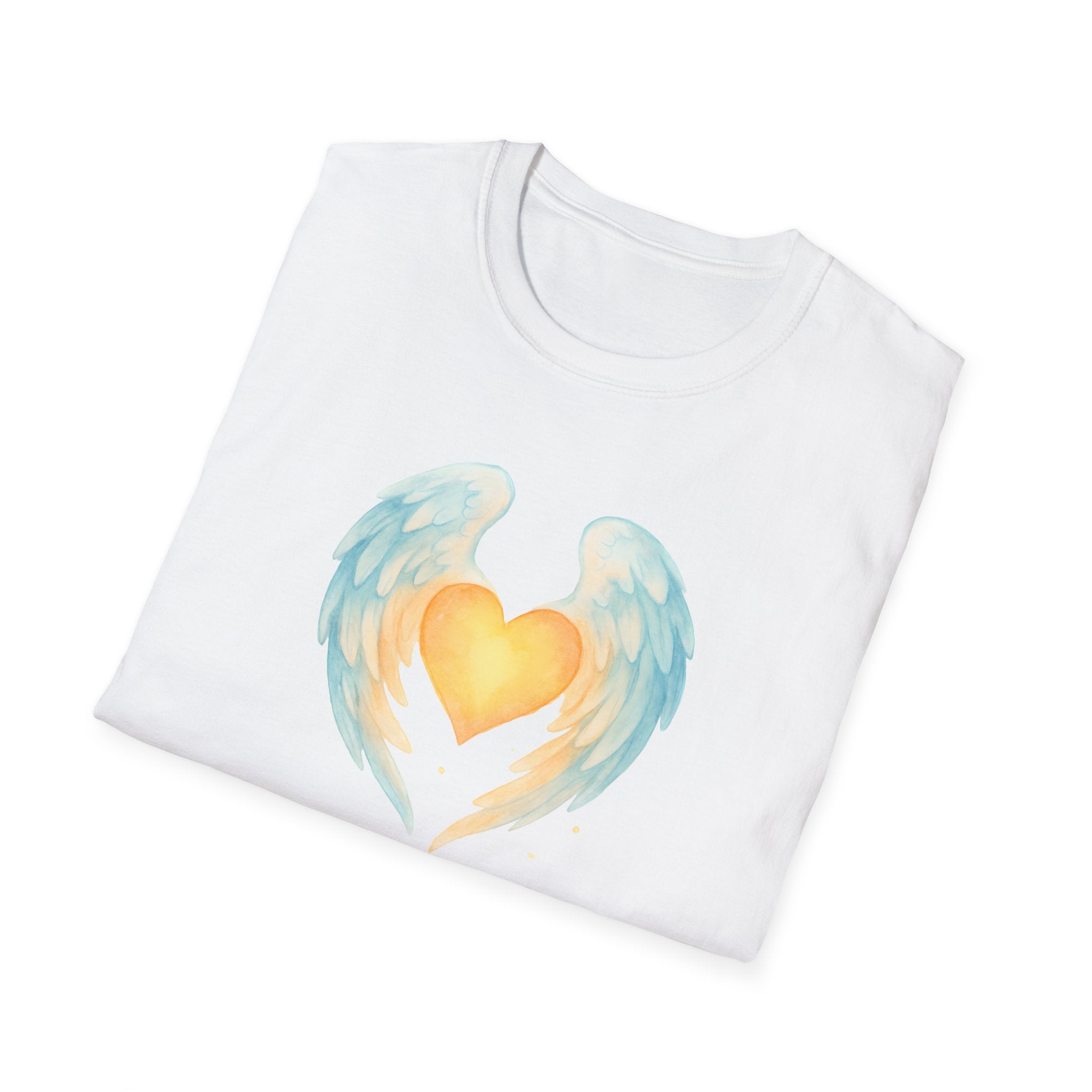 Heart with Angel Wings T-Shirt