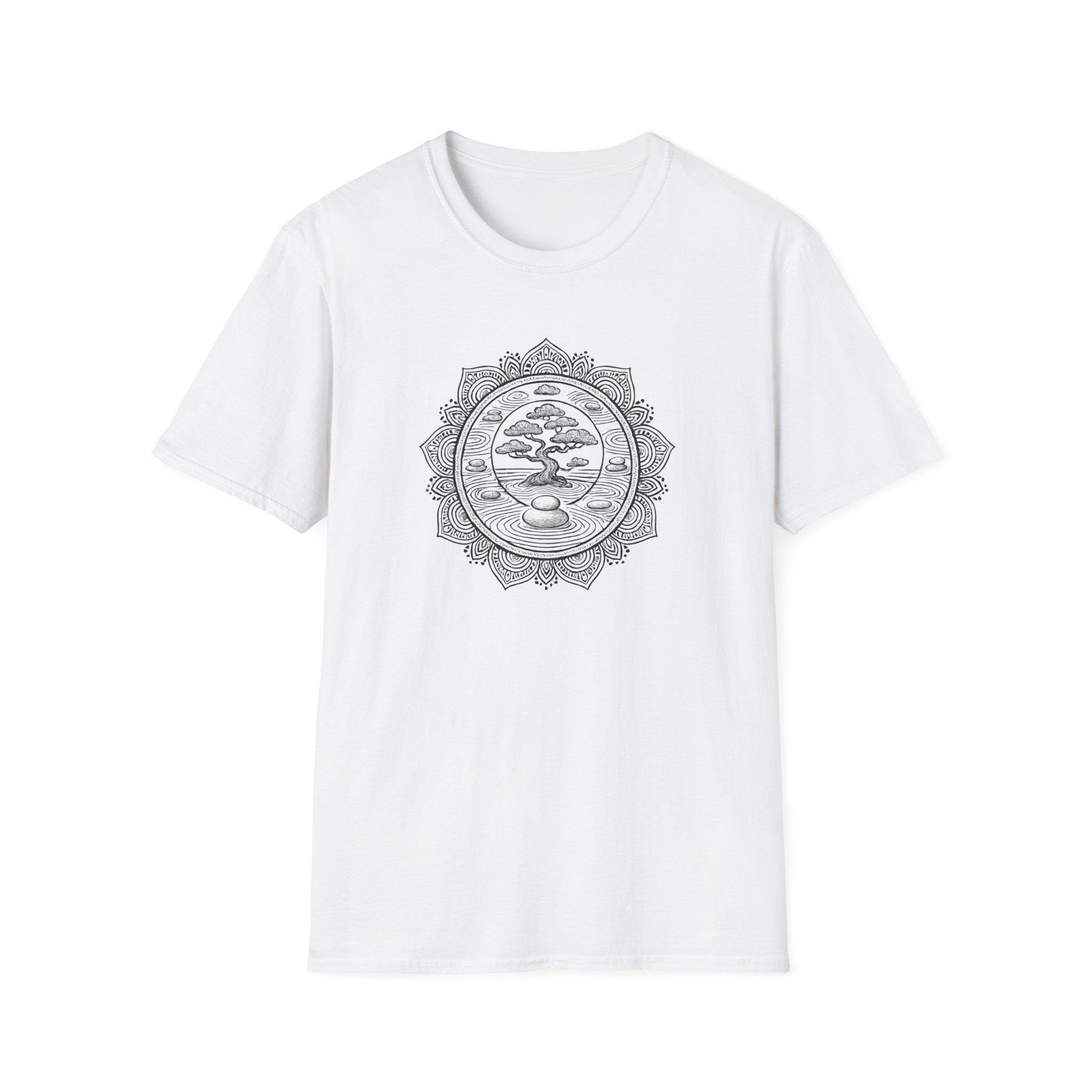 Zen Bonsai Mandala T-Shirt