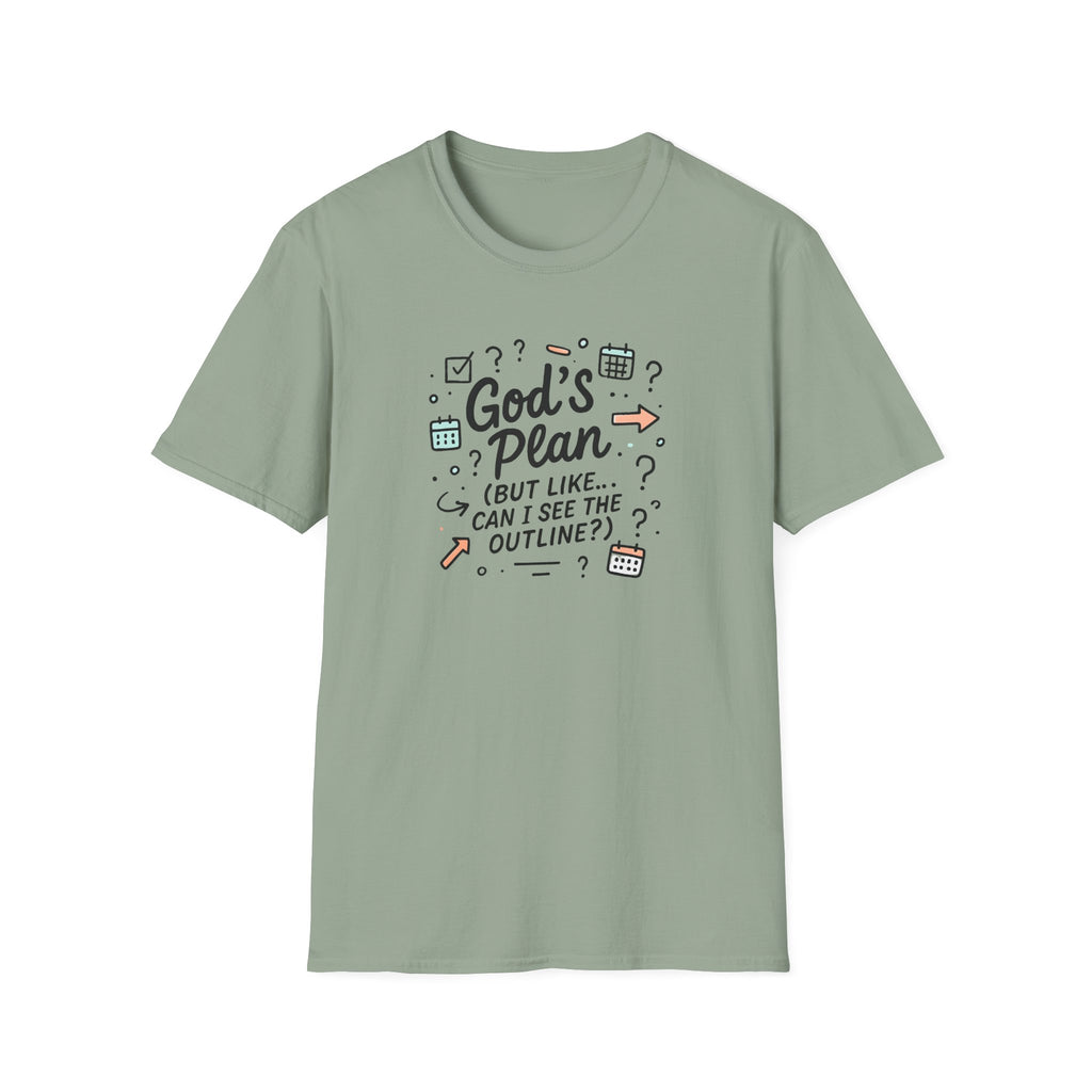 God's Plan Illustration T-Shirt
