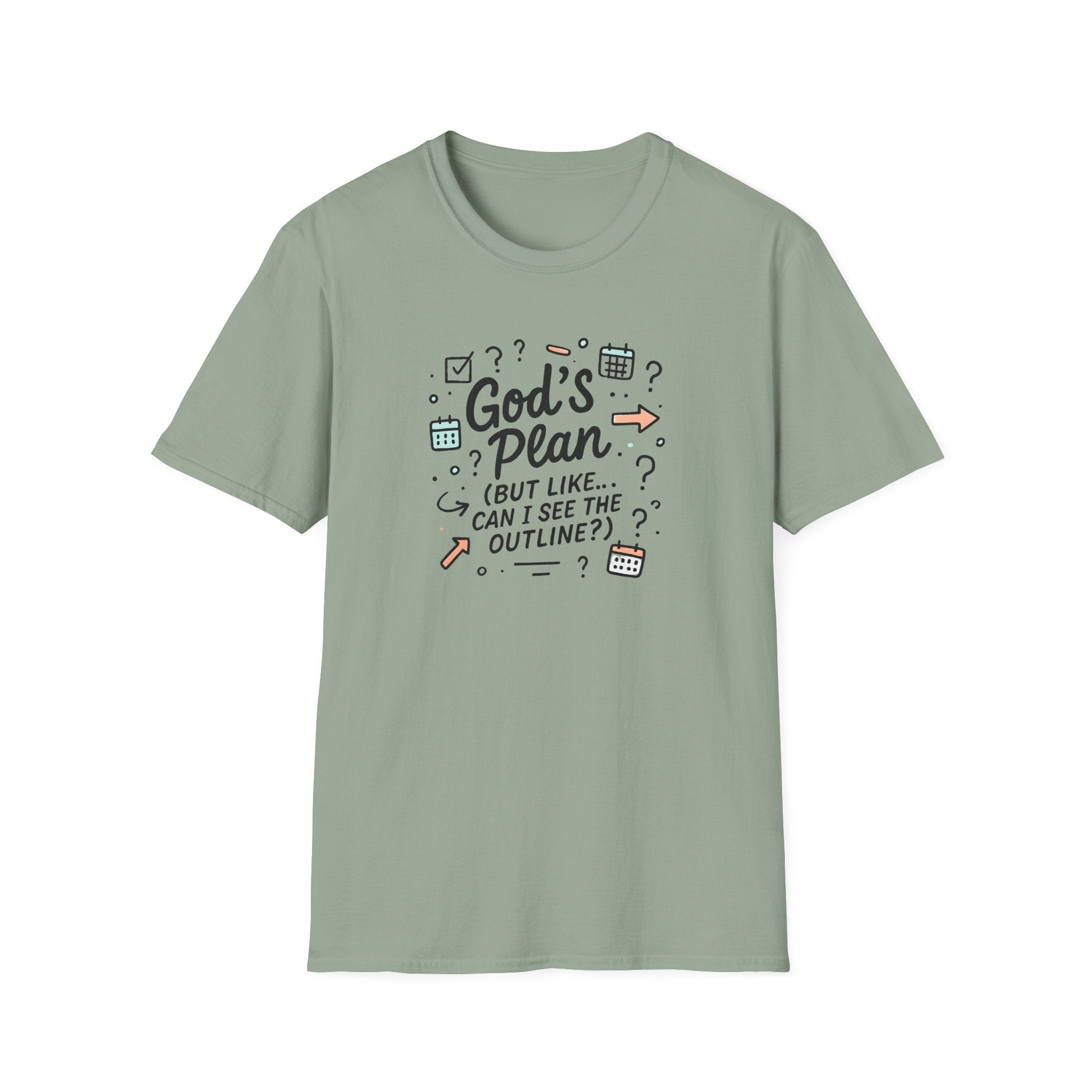 God's Plan Illustration T-Shirt