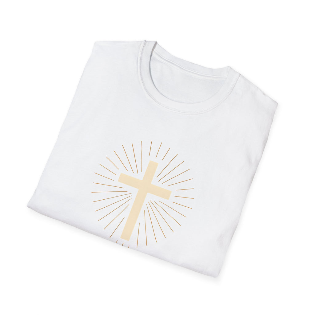 Radiant gold cross T-Shirt