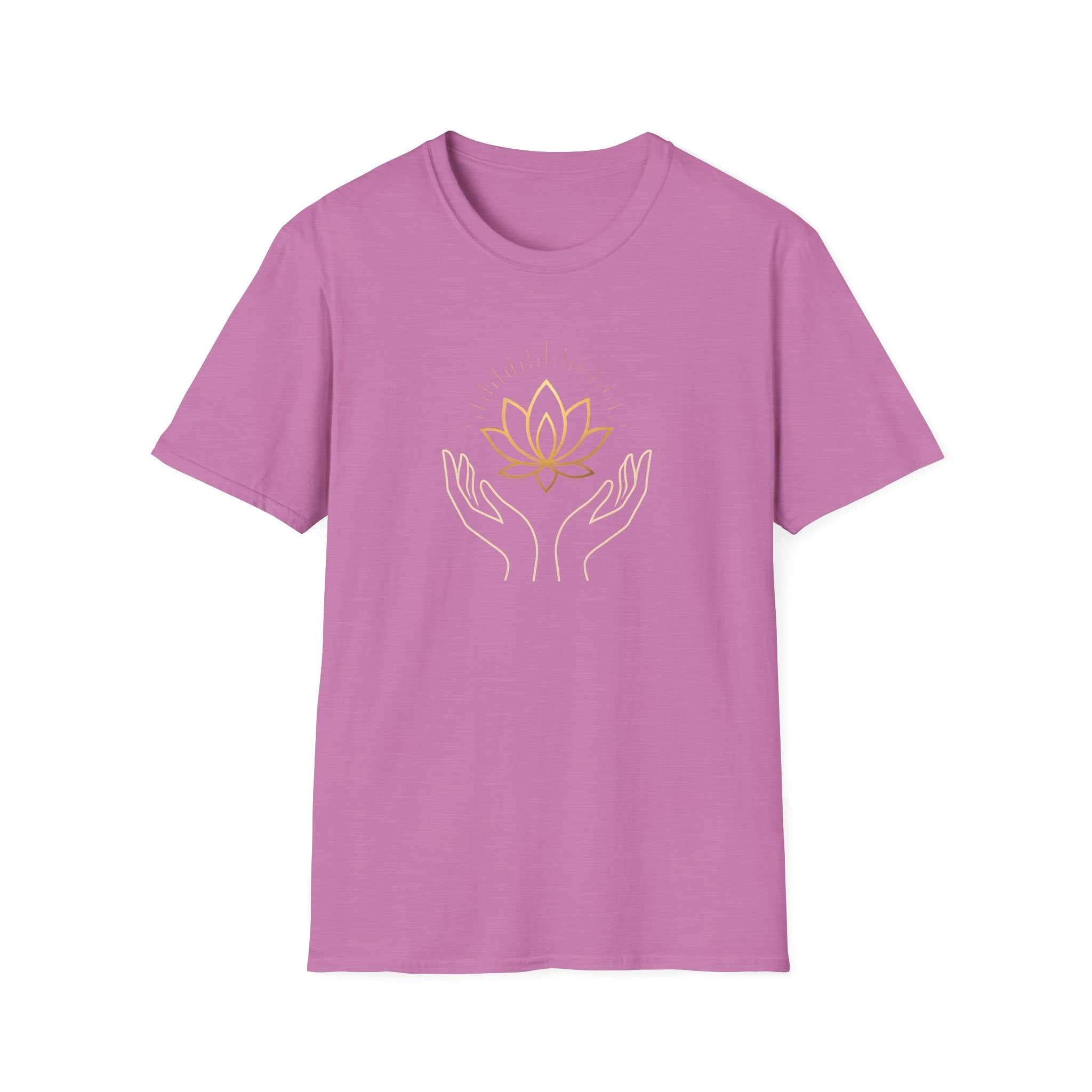 Cradling Golden Lotus T-Shirt