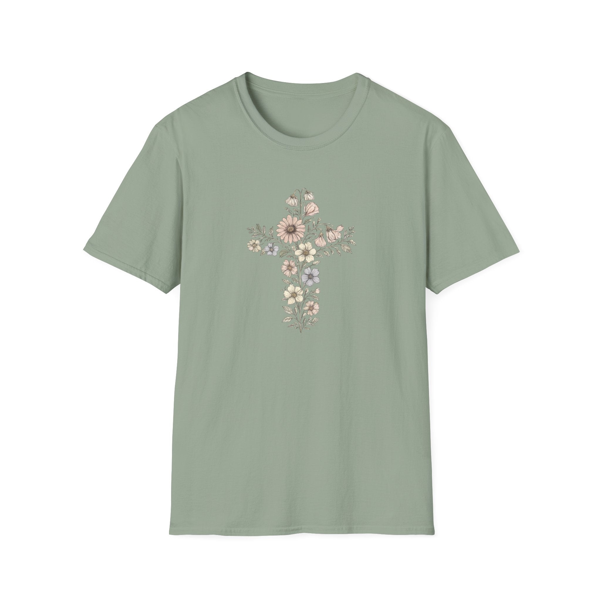 Floral cross bouquet T-Shirt