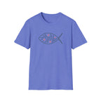 Floral Leaf Fish T-Shirt