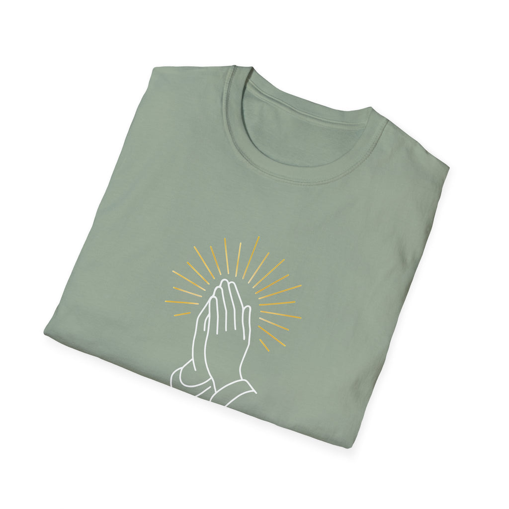 Praying Hands Illustration T-Shirt