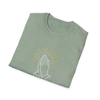 Praying Hands Illustration T-Shirt