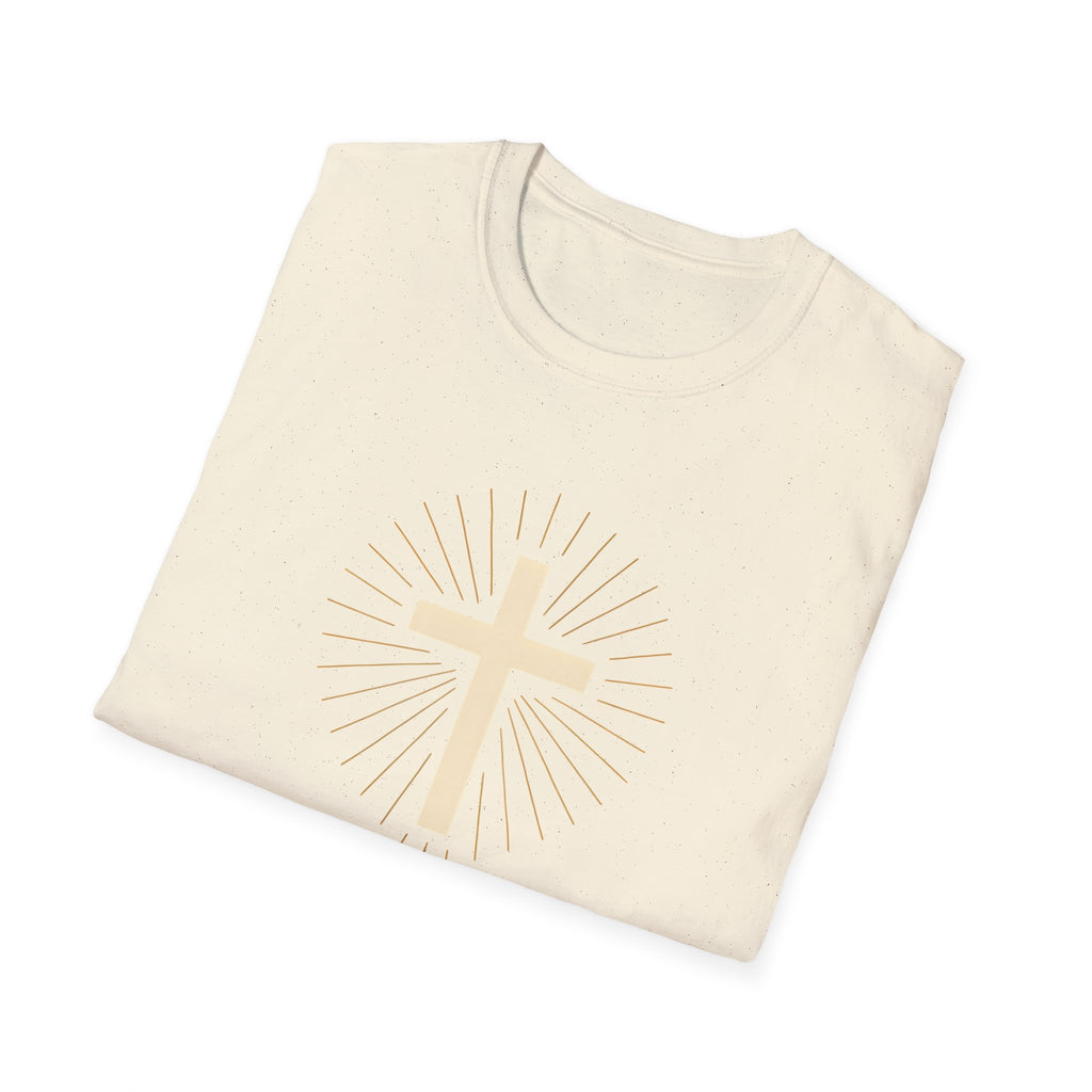 Radiant gold cross T-Shirt