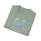 Moonlit Crab Illustration T-Shirt