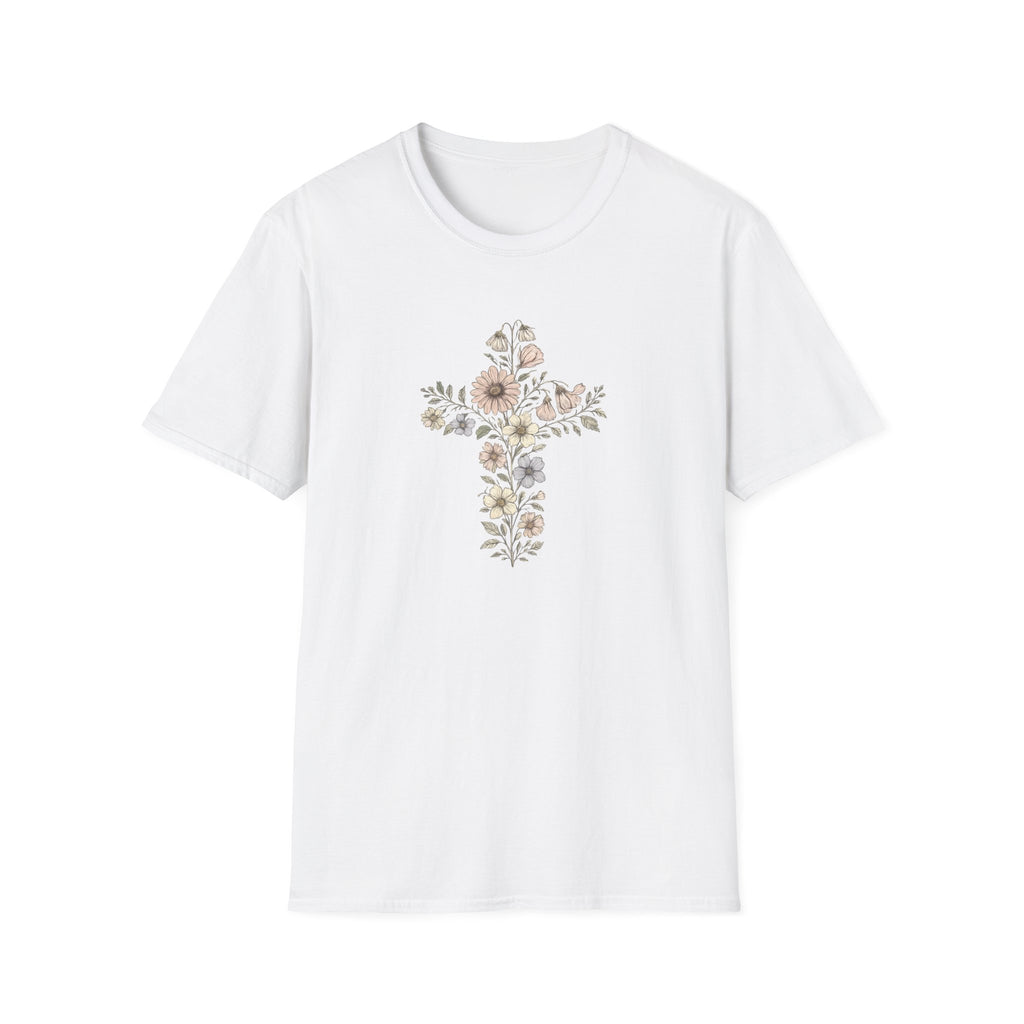 Floral cross bouquet T-Shirt