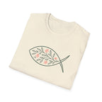 Floral Leaf Fish T-Shirt