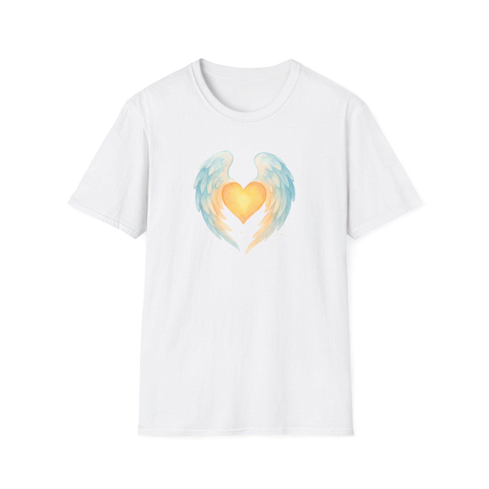 Heart with Angel Wings T-Shirt