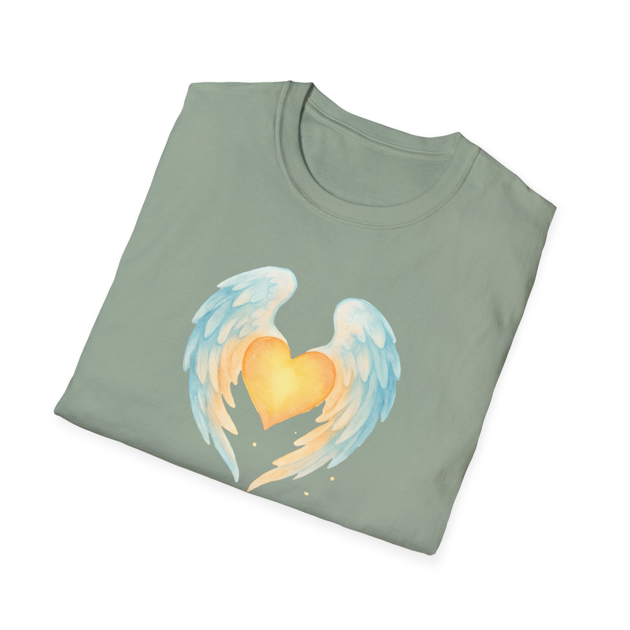 Heart with Angel Wings T-Shirt