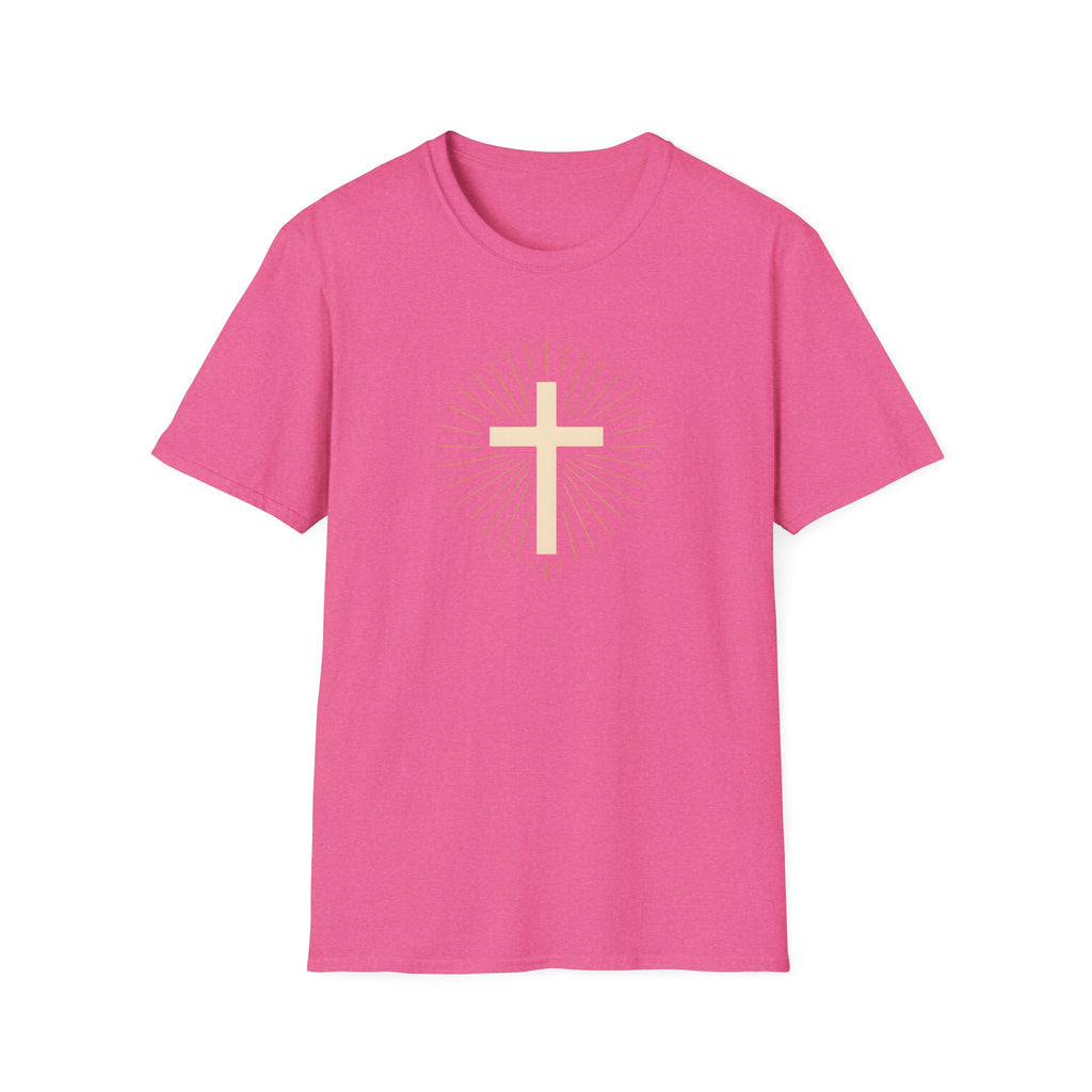 Radiant gold cross T-Shirt