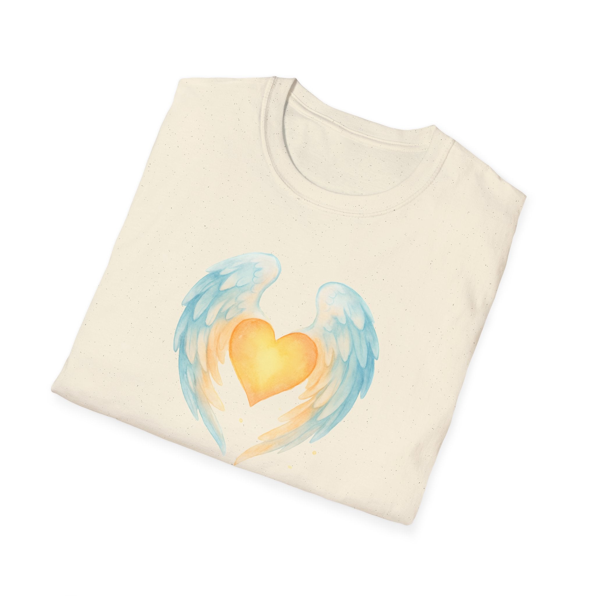 Heart with Angel Wings T-Shirt