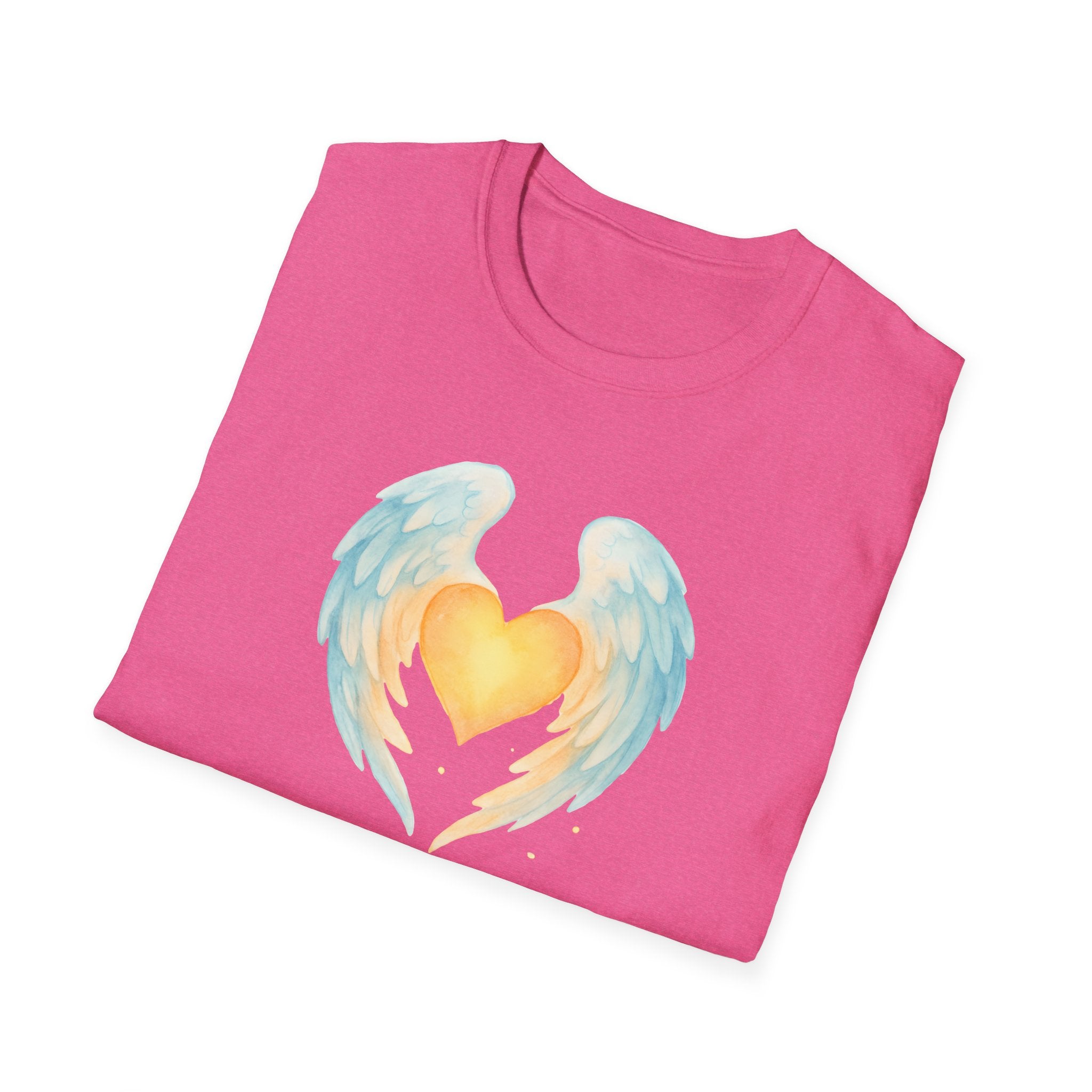 Heart with Angel Wings T-Shirt