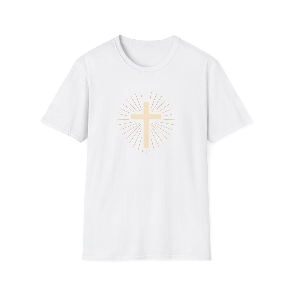 Radiant gold cross T-Shirt