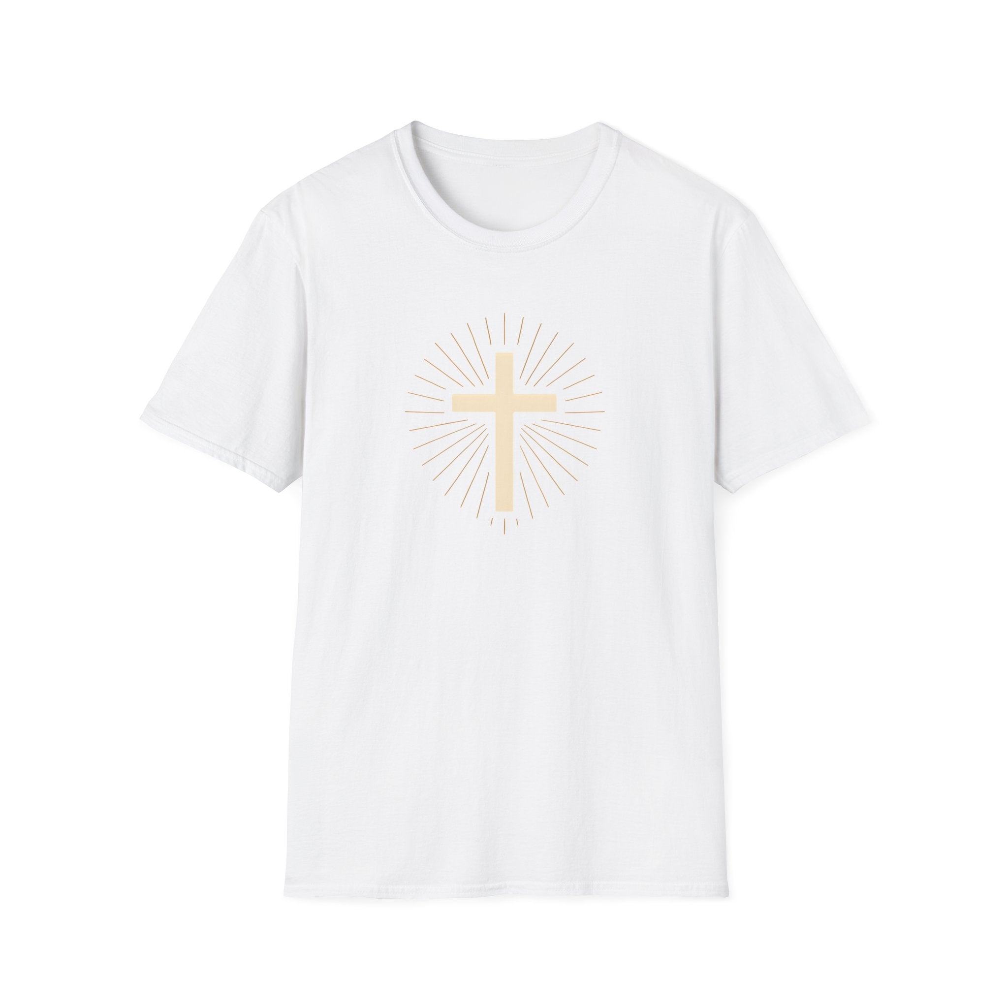 Radiant gold cross T-Shirt