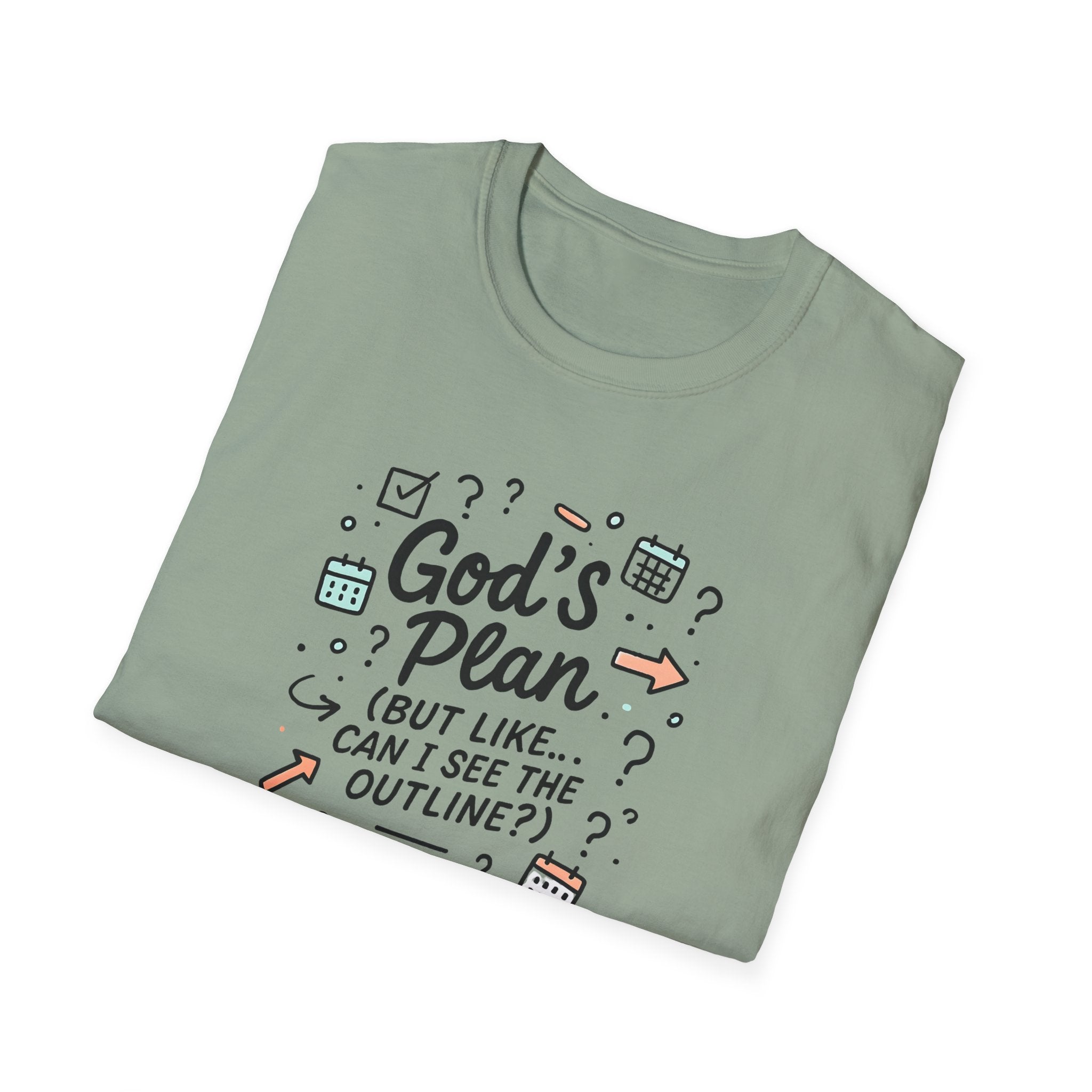God's Plan Illustration T-Shirt