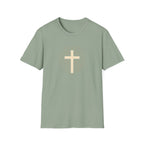 Radiant gold cross T-Shirt