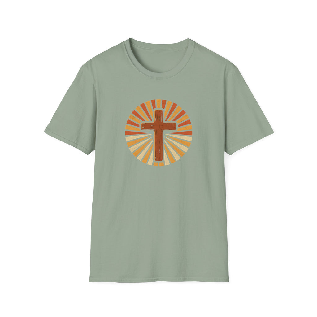 Cross with Sunburst Rays T-Shirt