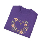 Floral Heart Rosary T-Shirt