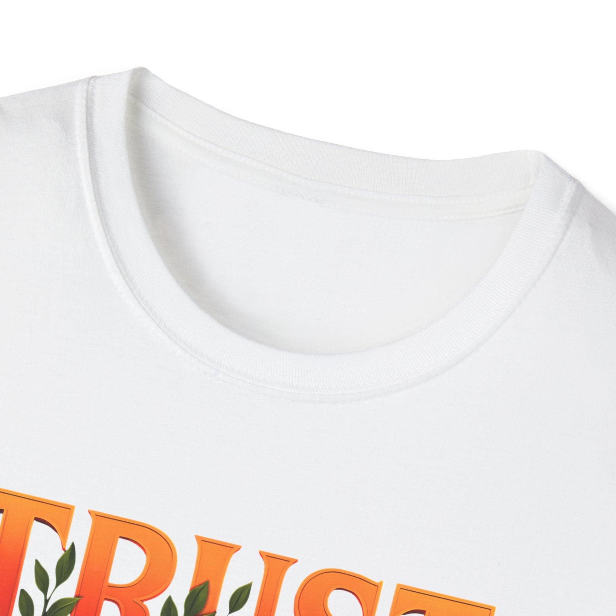 Trust God Floral Design T-Shirt